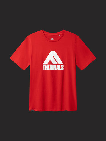 Red THE FINALS logo T-shirt